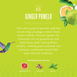 Caldrea Vela Jengibre Pomelo: mezcla de aceites esenciales para aroma suave
