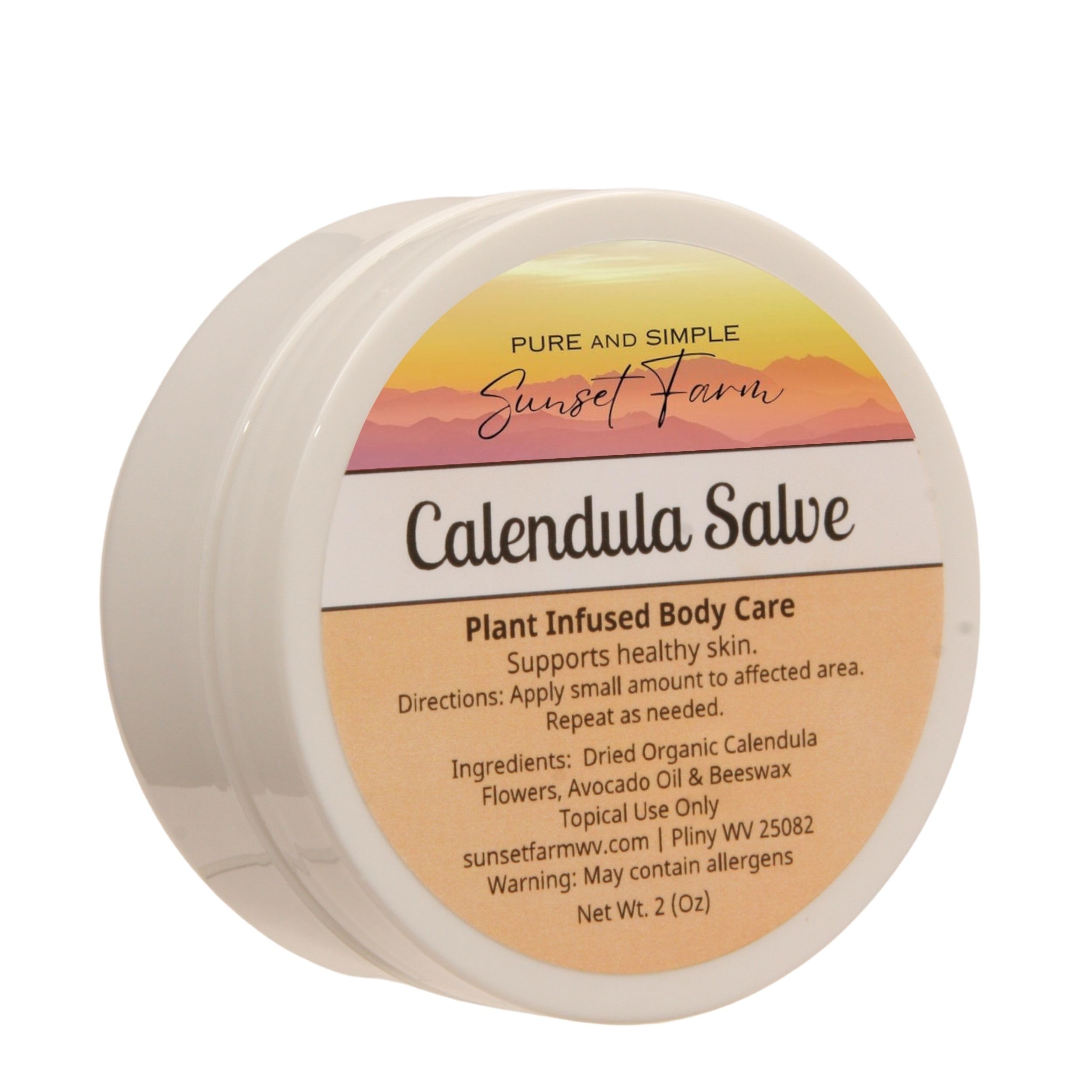 Textura cremosa de Calendula Salve para uso diario de la piel.