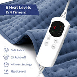 Calido panel de control con 6 niveles para ajustar temperatura