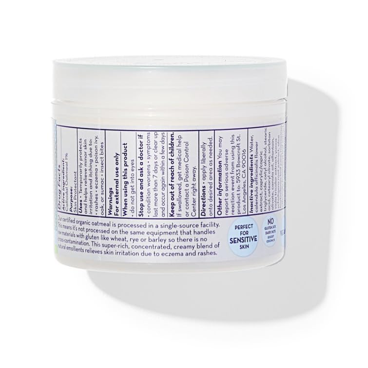 California Baby crema eczema, textura cremosa, facilita uso diario.