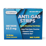 CALMOUR tiras disolventes anti gases mentoladas en caja para uso diario