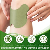 Calmoxa parche rodilla en primer plano con adhesivo resistente para movilidad