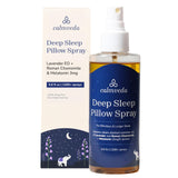 Calmveda spray para almohada lavanda: botella lista para relajación nocturna.