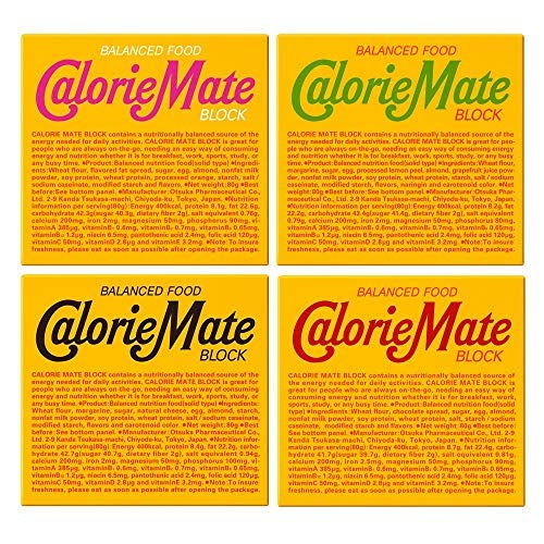 Calorie Mate bloque fruta, snack de energía práctico para recargar durante el día
