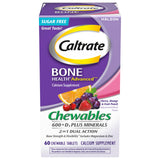 Caltrate masticables 600-d3 cereza: sabor agradable para huesos sanos.