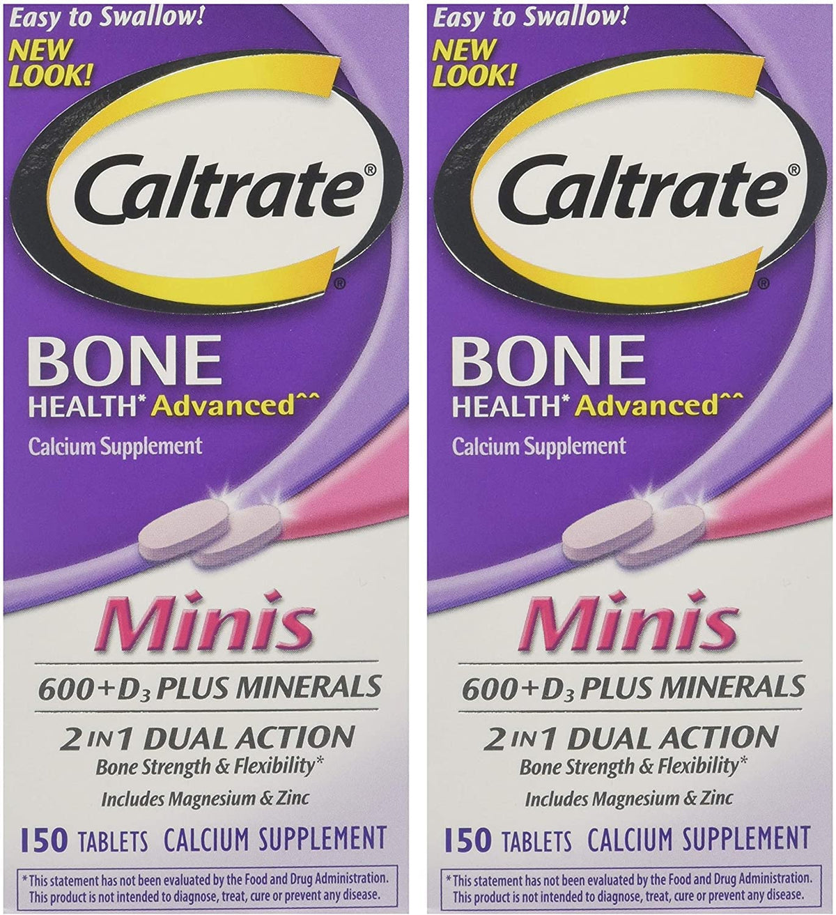 Caltrate Minis + Minerales: bote de 150 cápsulas para uso diario