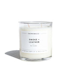 Calyan Smoke & Leather etiqueta-frontal: empaque premium para regalo consciente.