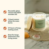 Aroma floral elegante de Calyan Wax Co, Sea Mist Fresia.