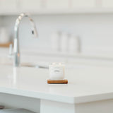 Calyan Wax Co. frasco de cristal grande, decorativo y reciclable