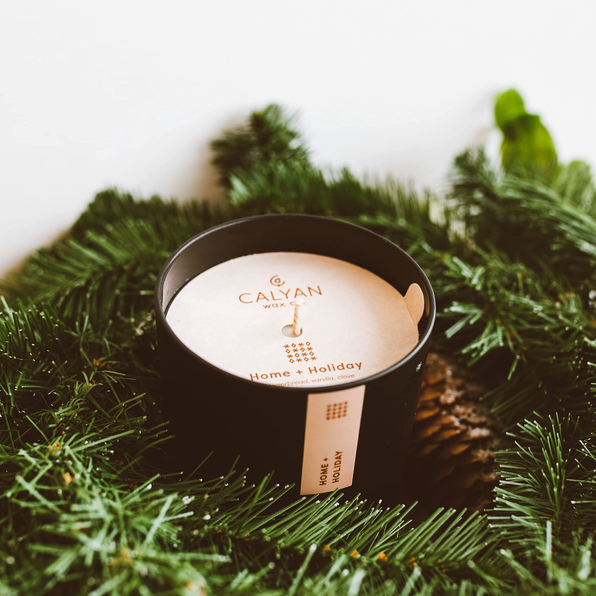 Calyan Wax Co. vela para habitación amplia, aroma envolvente.