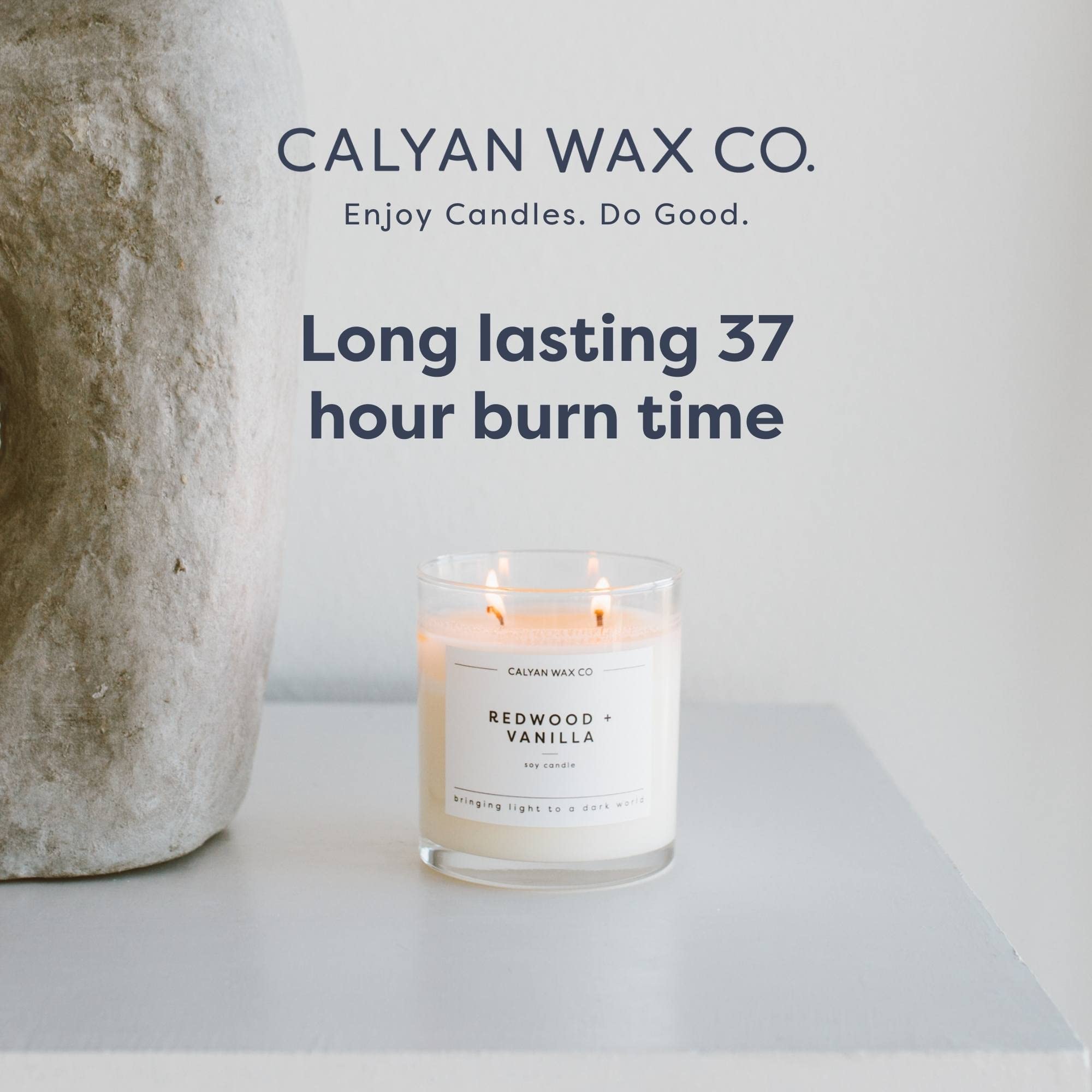 Calyan Wax Co. Cedar & Tobacco, vela vegana y libre de crueldad.