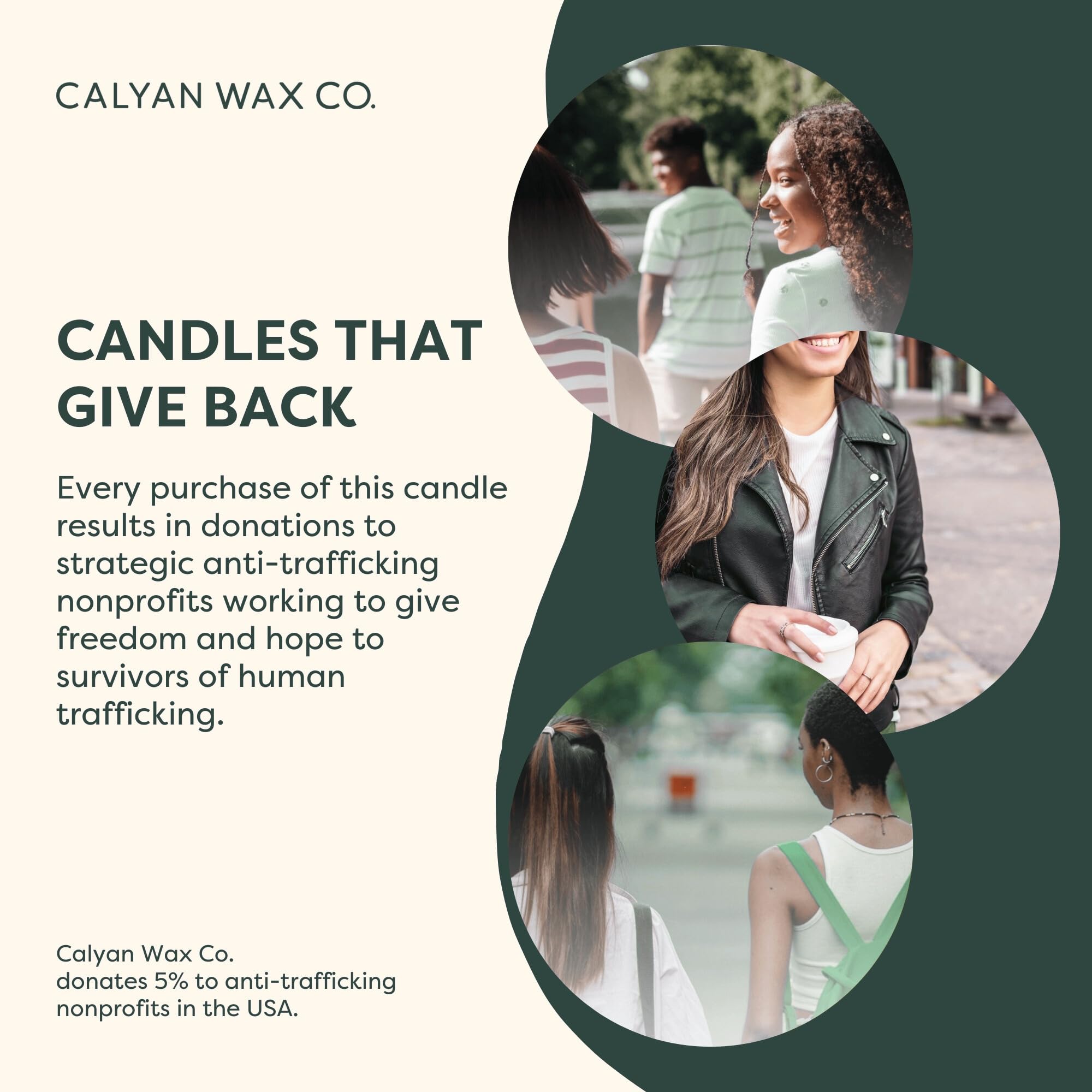 Calyan Wax Co. Evergreen y Eucalipto: crea un ambiente cálido y perfumado en casa.