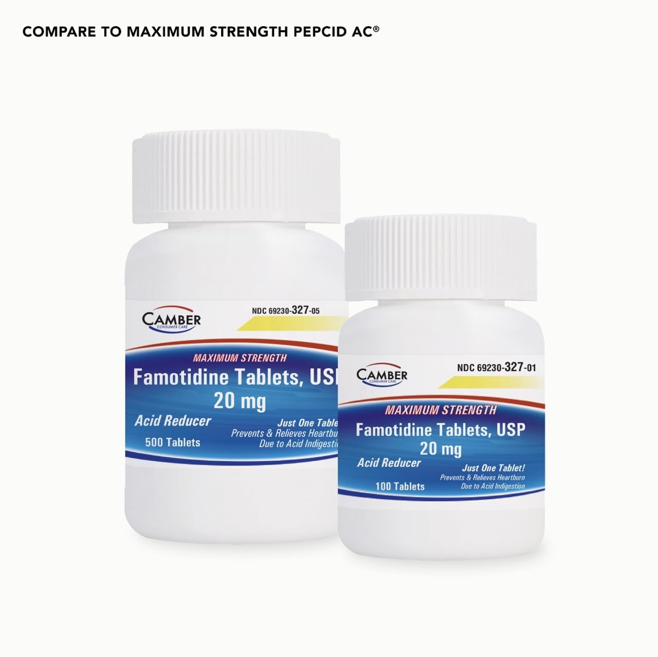 Camber Famotidina 20 mg – uso diario recomendado para confort digestivo.