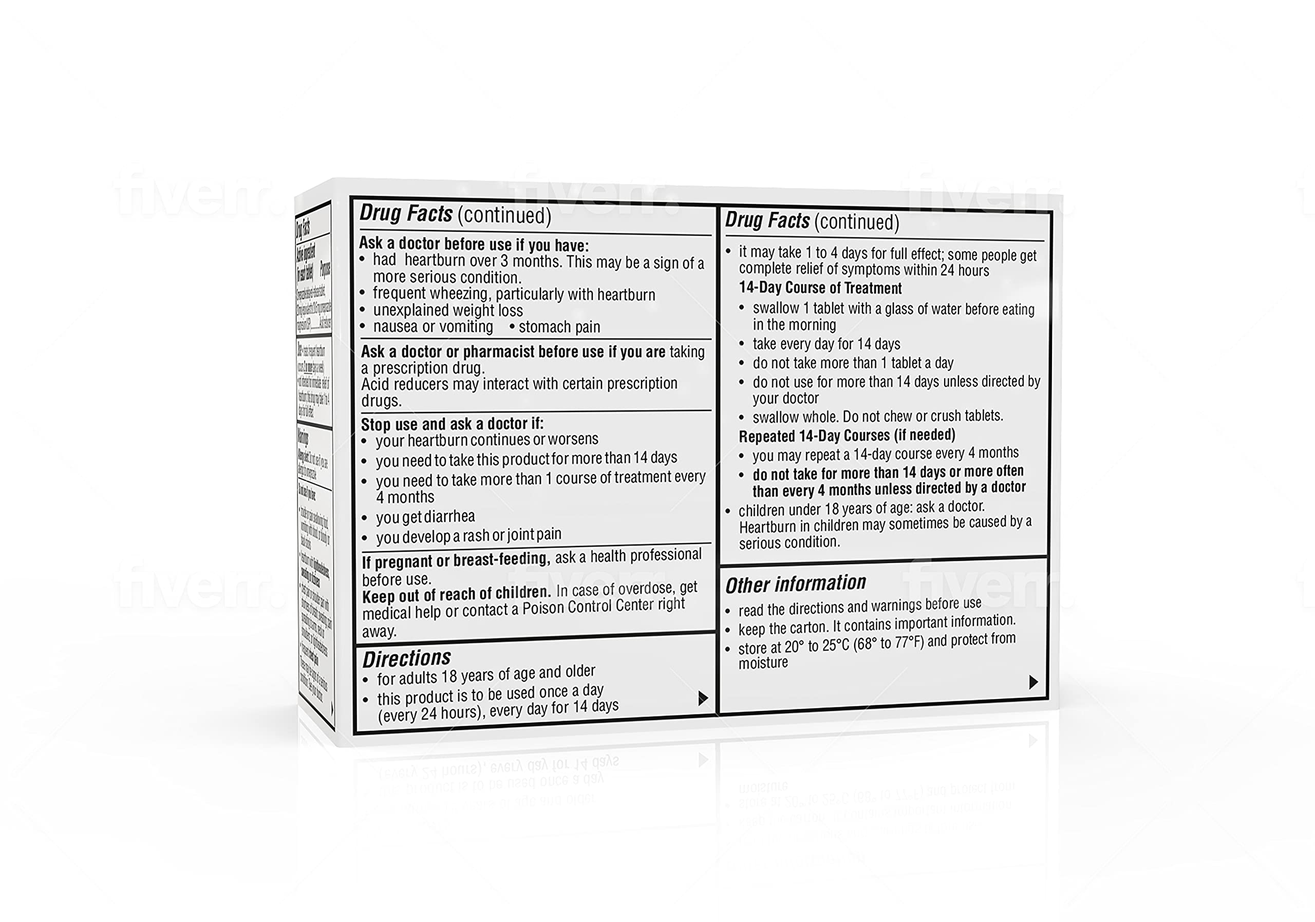 Camber Omeprazol 20 mg: comparacion con Prilosec para confianza