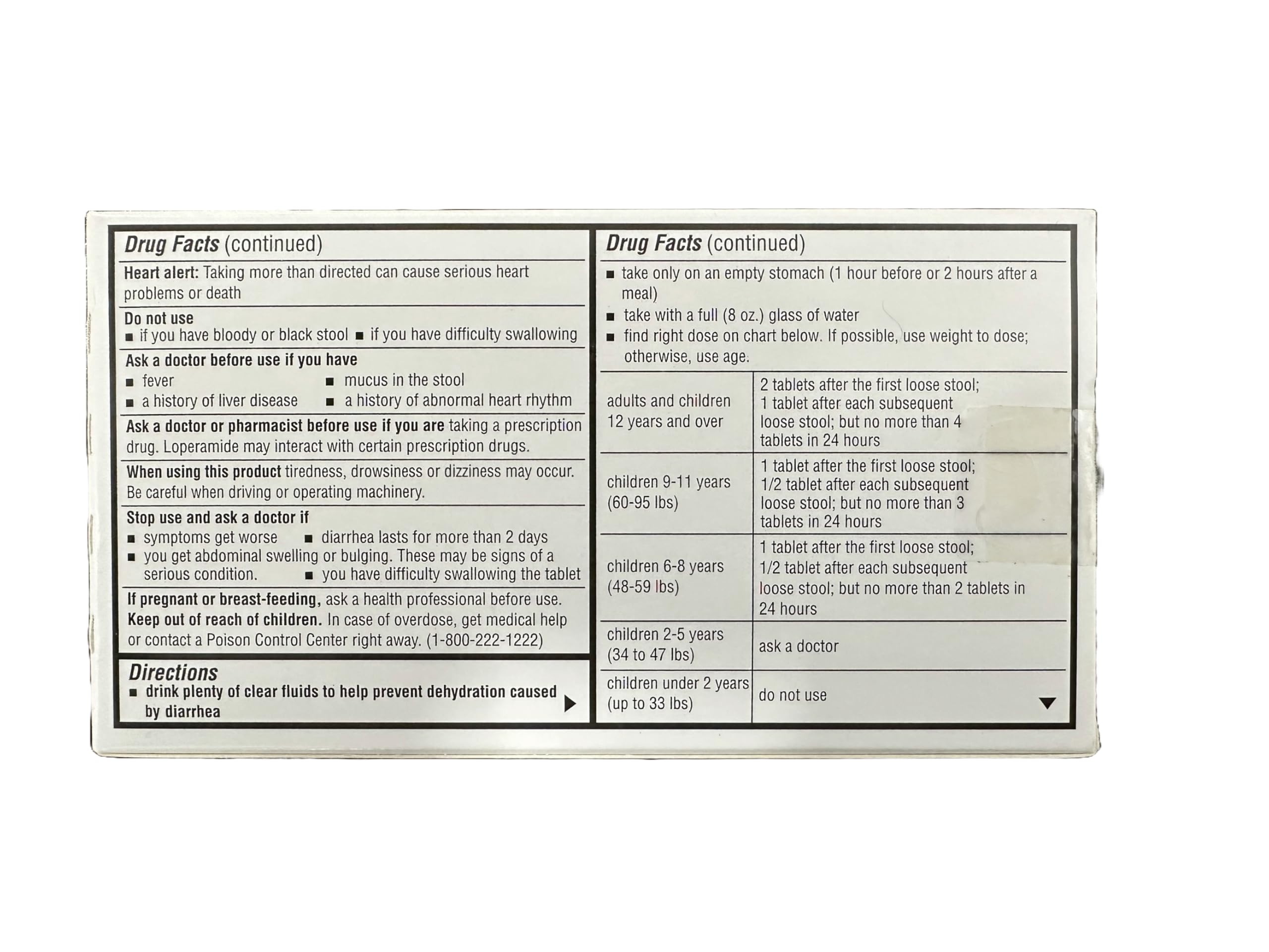 Camber Loperamide y Simeticona: envase en estante para compra rápida.