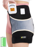 CAMECO funda de cadera con masaje y calor, alivio cómodo para uso diario.