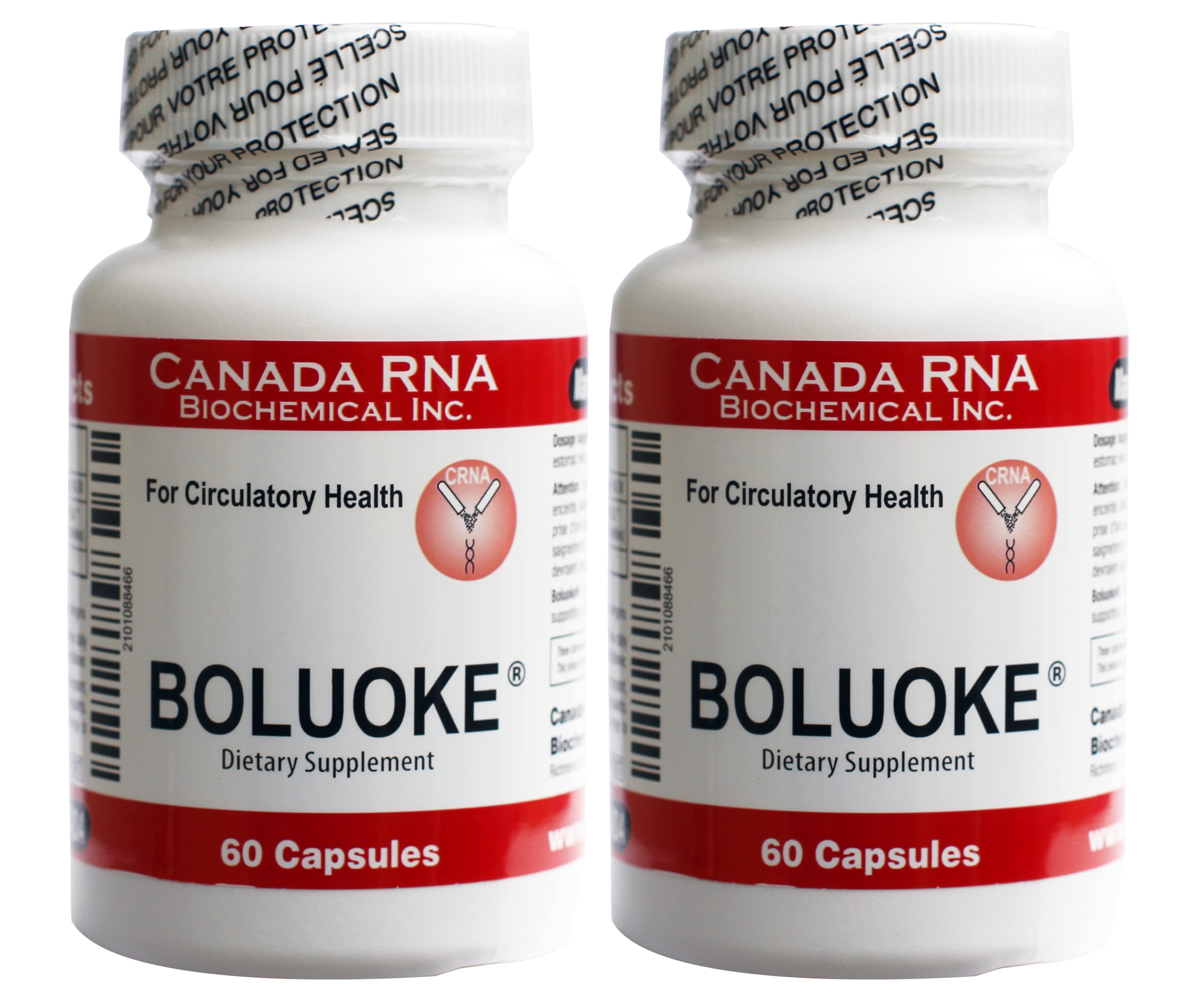 Canada RNA Boluoke, caja-cápsulas, apoyo diario al equilibrio de coagulación.