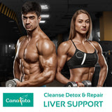 Etiqueta herbal Canarata TUDCA con ingredientes clave identificados