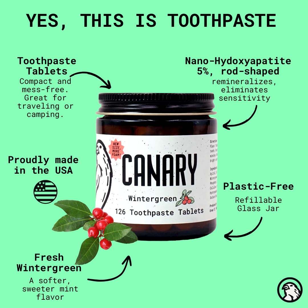 Canary Clean ingredientes naturales sin fluor para cuidado dental seguro.