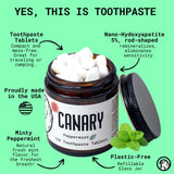 Canary Clean: pastillas dentales mentoladas para uso diario sin fluor