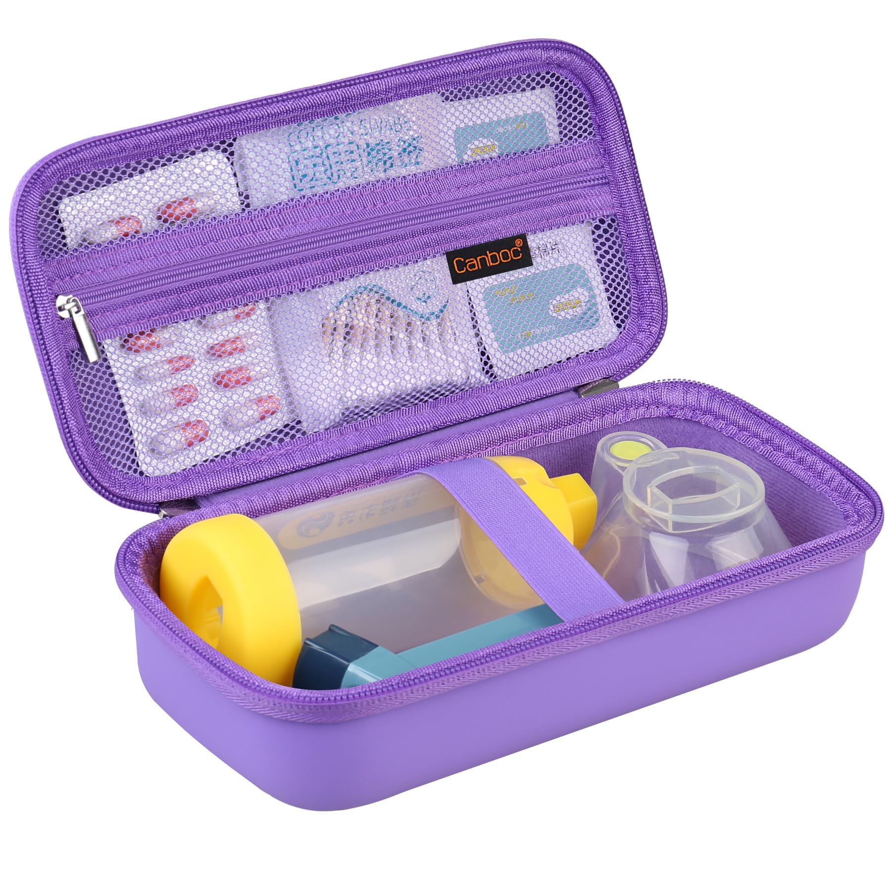 Canboc caja de transporte para inhalador, protege durante viajes