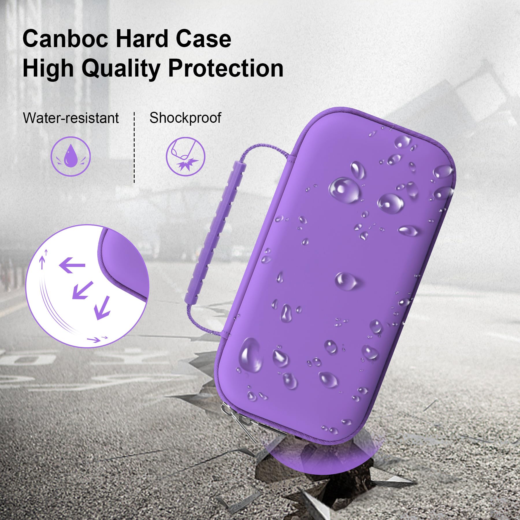 Canboc carcasa dura de EVA, protección durante el viaje