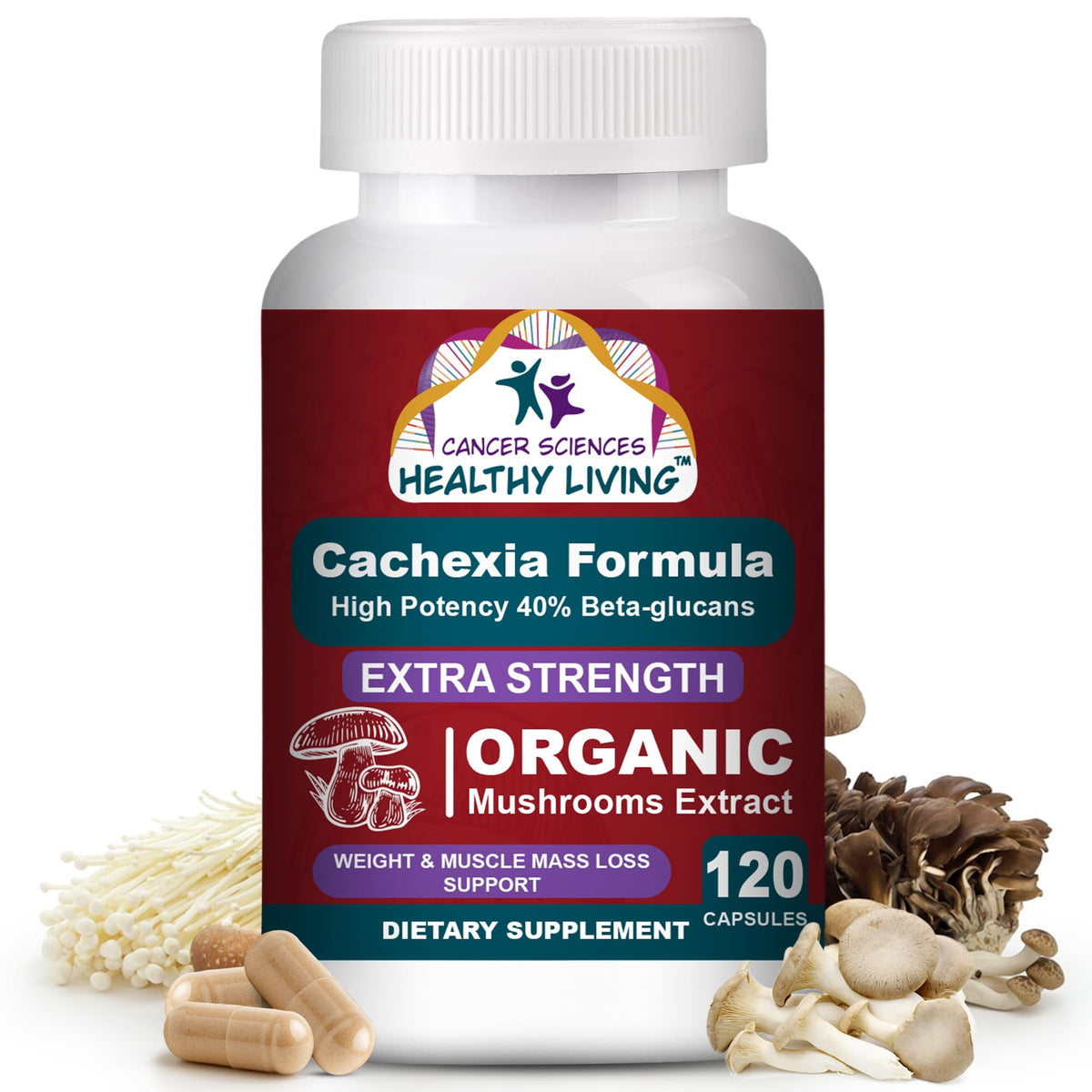 CANCER SCIENCES Cachexia: cápsulas de 1500 mg listas para tomar