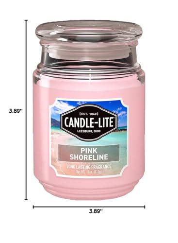 Candle-Lite Everyday Pink Shoreline, ambiente luminoso con aroma relajante