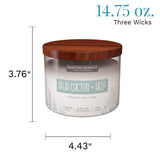 Vela Candle-Lite con cera de soja natural para uso diario