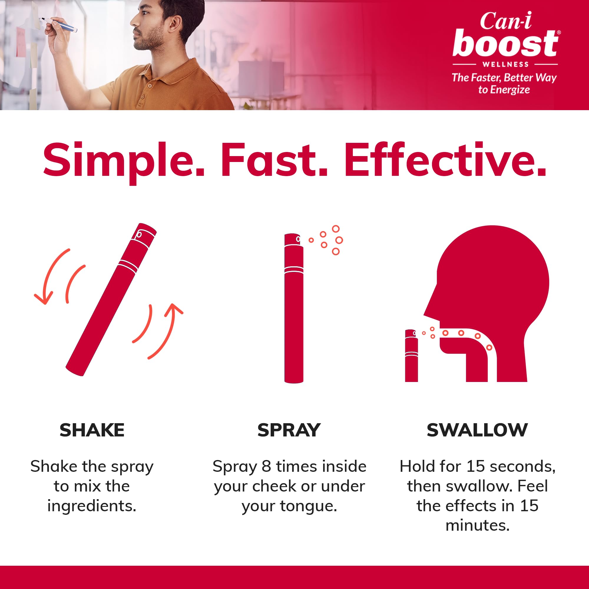 Cani Brands Feel Amazing spray portátil para llevar en bolso y escritorio