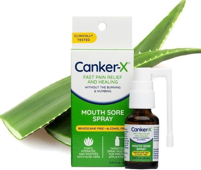 Aplicador preciso de Canker-X para áreas difíciles de la boca.