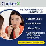 Aplicación con boquilla extendida de Canker-X Gel para mayor precisión.
