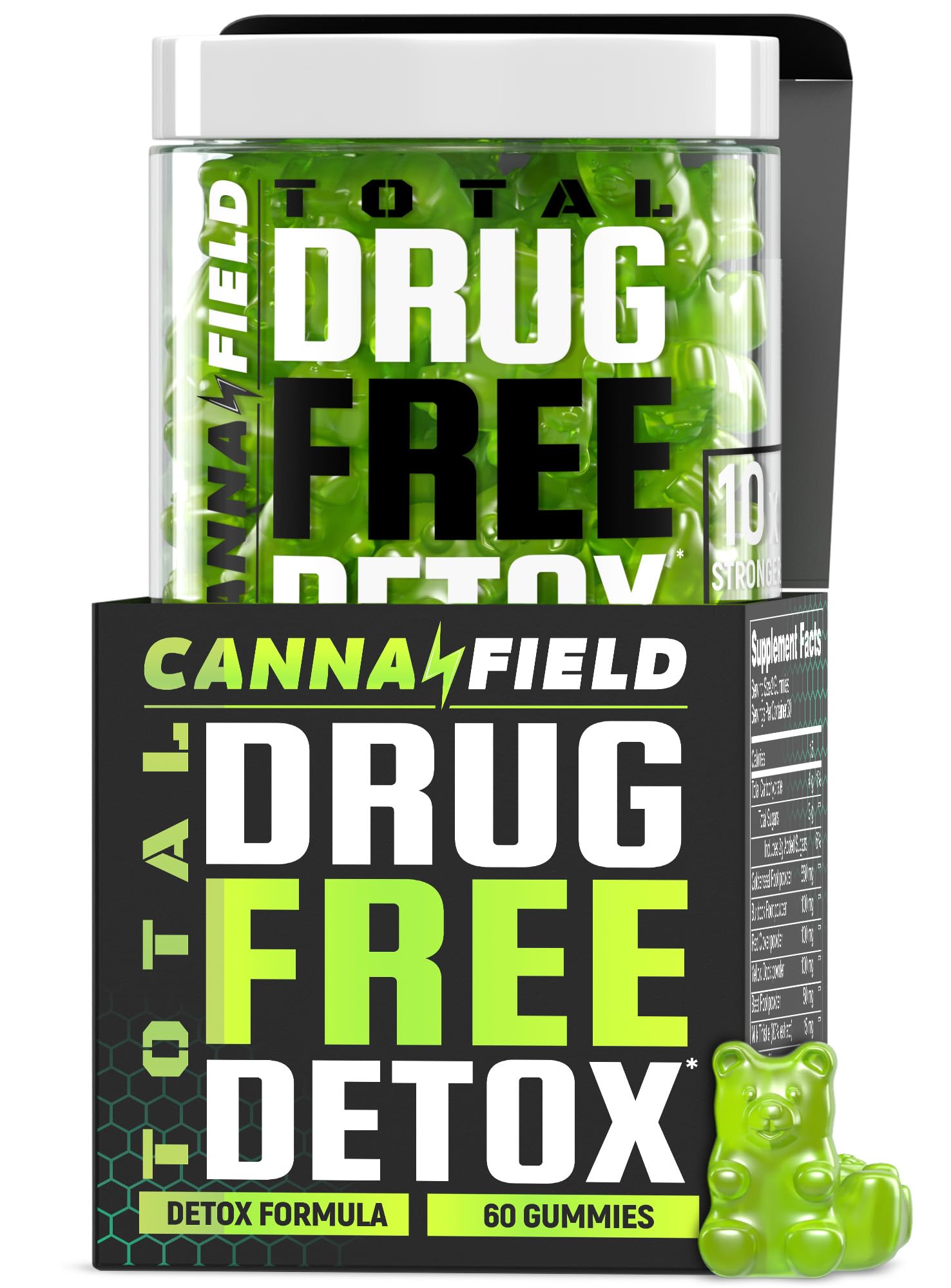 CANNA FIELD gominolas de desintoxicación para uso diario y bienestar general.