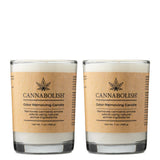 Cannabolish vela eliminadora de olor humo encendida para aroma limpio.