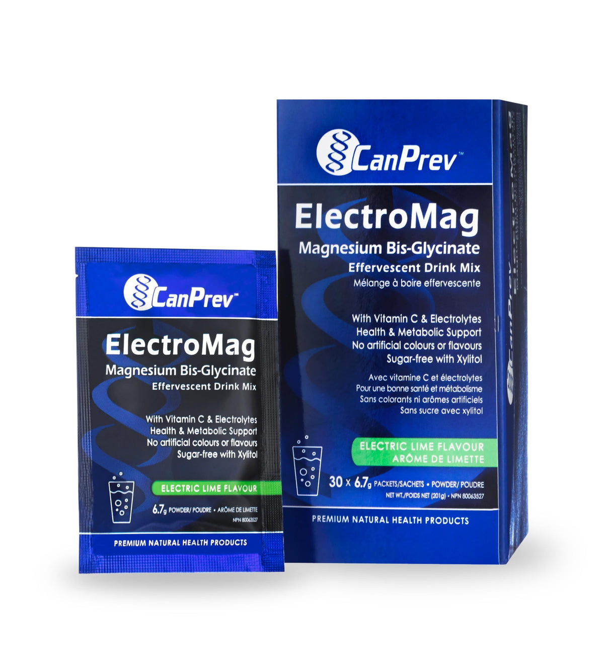 CanPrev Electromag en empaque individual para uso diario.