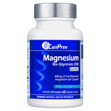 CanPrev Magnesio Bisglicinato 200 mg, caja frontal, apoyo suave para estómago.