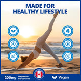 CanPrev Magnesio Bisglicinato 200 mg, soporte de energía para días activos.