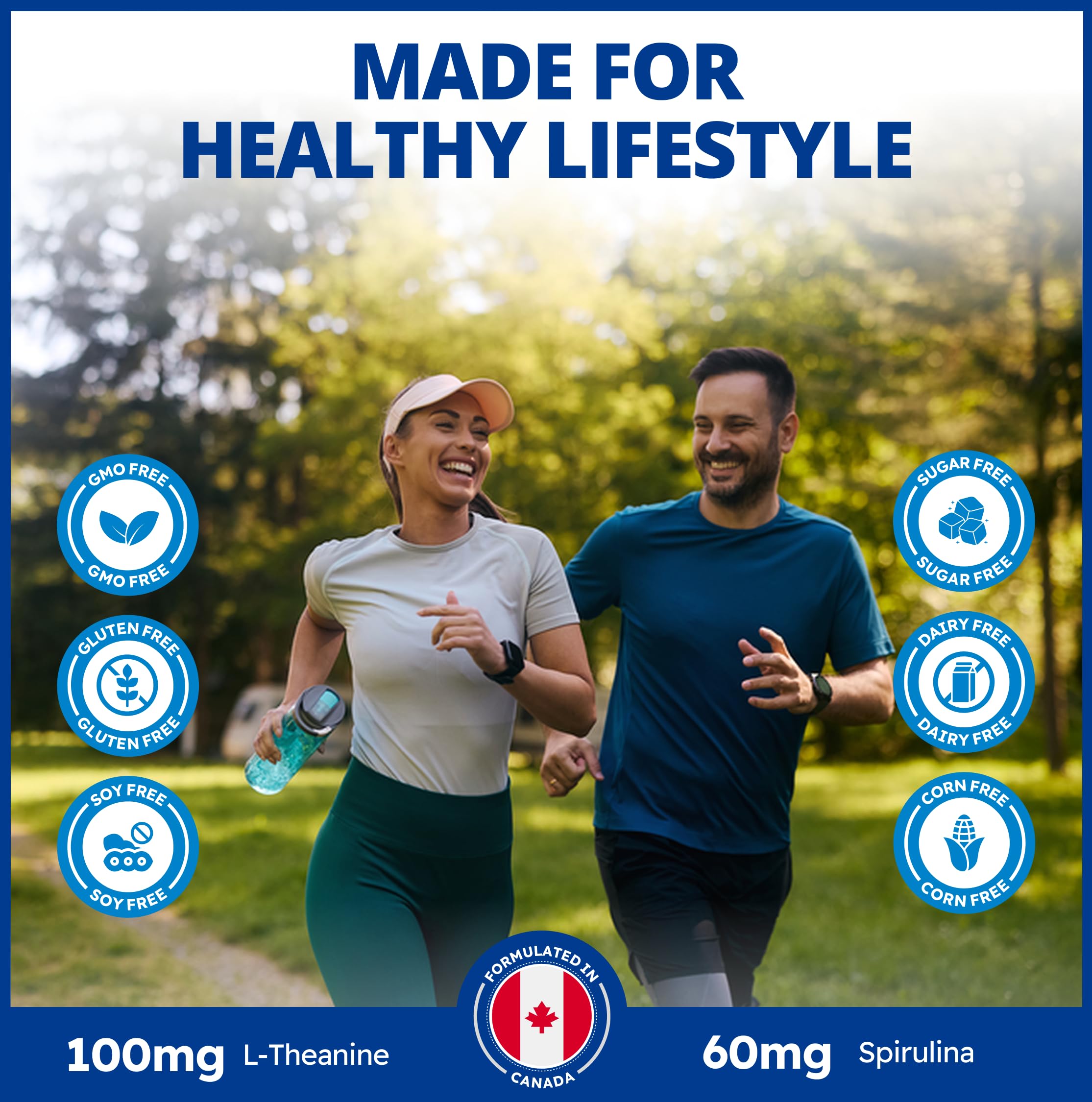 CanPrev Synergy B Complex con Spirulina, nutriente de origen natural