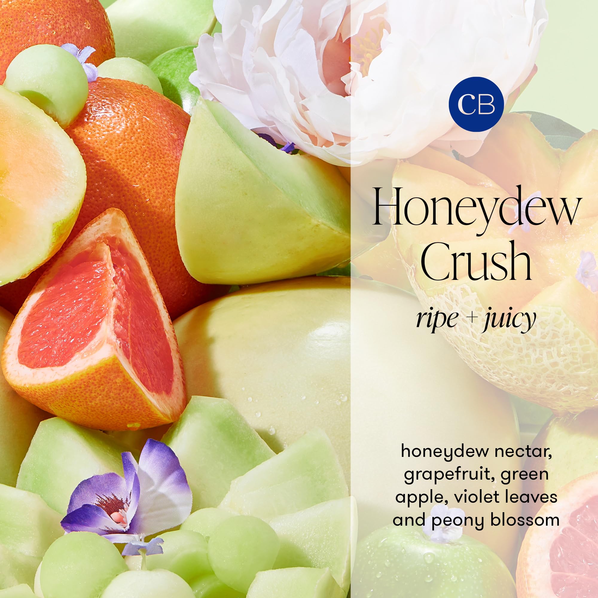 Capri Blue Honeydew Crush difusor aceite perfuma la habitación con dulzura frutal.