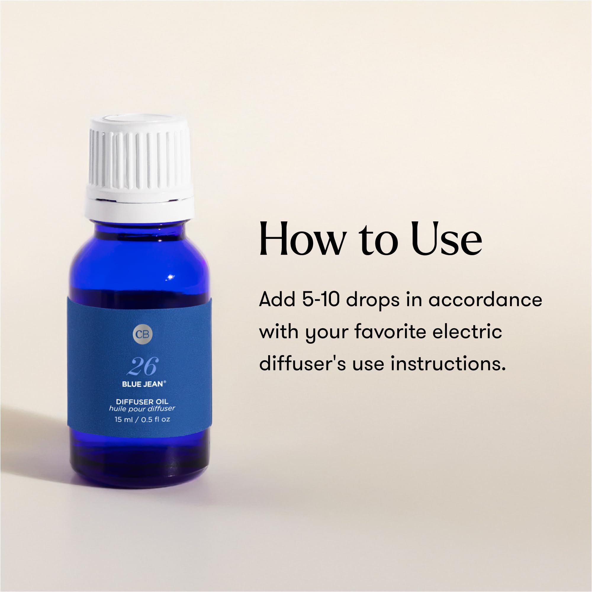 Capri Blue Blue Jean, aroma cálido con almizcle blanco para salas y oficinas.