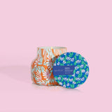Capri Blue aroma vainilla-bergamota-sándalo, vela en frasco de vidrio para sala.