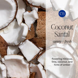 Capri Blue aceite perfumado Coco Santal para ambiente tropical.