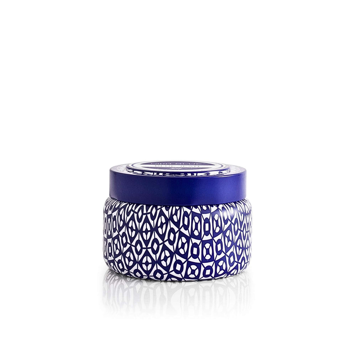 Capri Blue Lata de Viaje Azul Jean, aroma fresco para espacios pequeños.