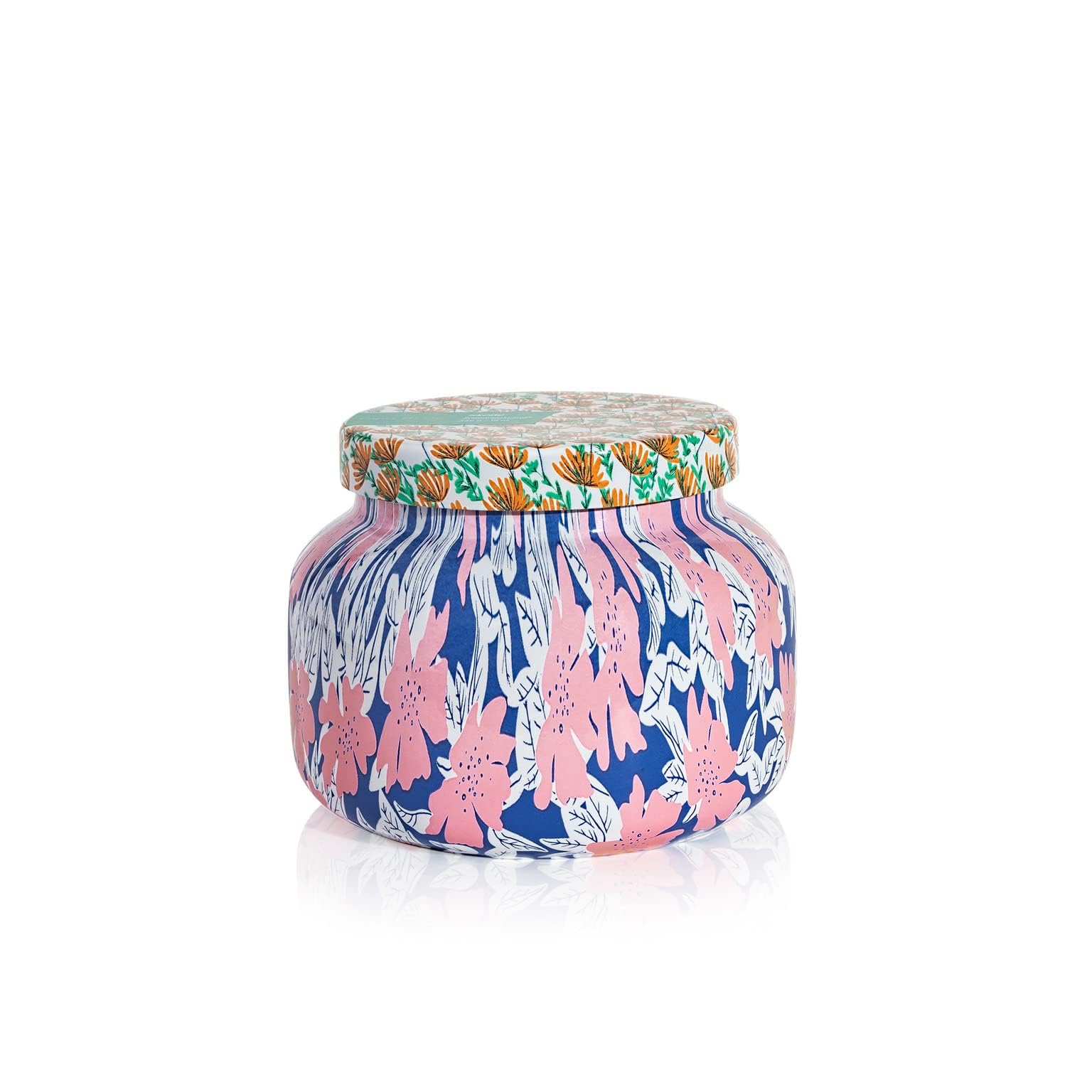 Capri Blue jarrón con patrón, 19 oz, aroma floral frutal para sala