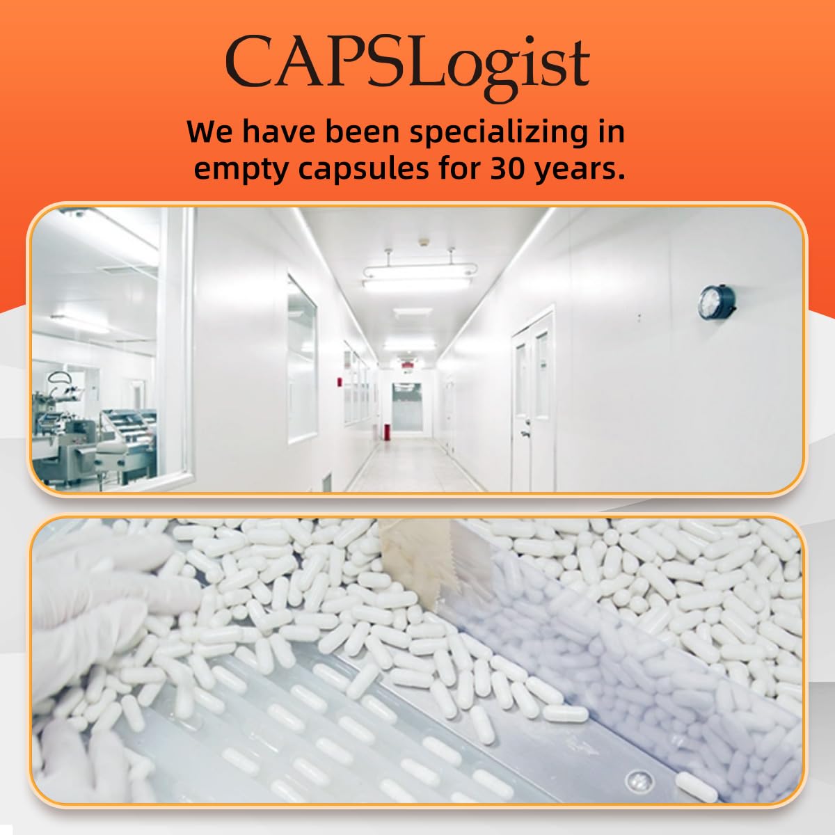 CAPSLogist cápsulas veganas con HPMC, material vegetal de alta calidad