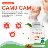 Capsulas veganas Camu Camu de Mother Nature Organics para consumo diario