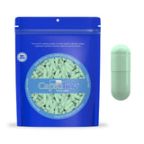 Capsuline cápsulas veganas vacías tamaño 00, color verde salvia, 1000 cápsulas para DIY