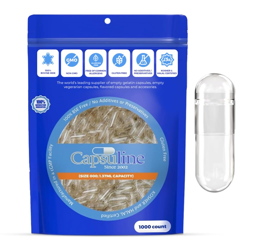 Capsuline cápsulas vegetales disponibles para opciones veganas.