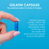Capsuline etiqueta certificada kosher y sin gluten para confianza.
