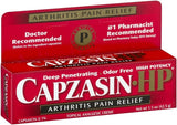 Capzasin HP crema reconocida por farmacéuticos, confianza para alivio puntual.